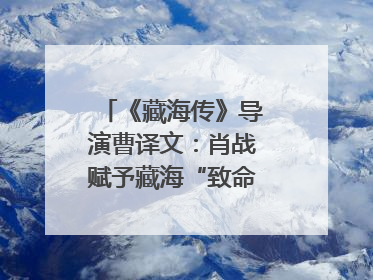 《藏海传》导演曹译文：肖战赋予藏海“致命”吸引力