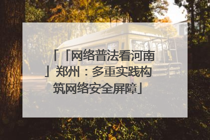 「网络普法看河南」郑州：多重实践构筑网络安全屏障