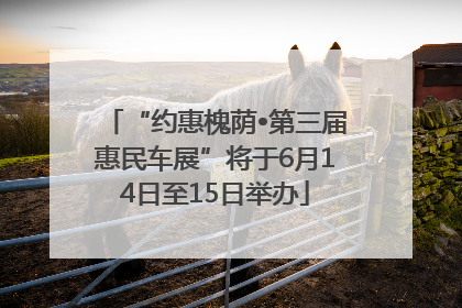 “约惠槐荫•第三届惠民车展”将于6月14日至15日举办