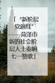 “新阶层 党旗红”——菏泽市新的社会阶层人士奏响七一赞歌