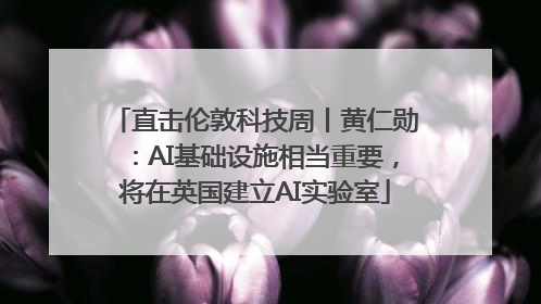 直击伦敦科技周丨黄仁勋：AI基础设施相当重要，将在英国建立AI实验室