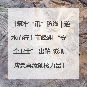 筑牢“汛”防线｜逆水而行！宝峰湖 “安全卫士” 出鞘 防汛应急再添硬核力量