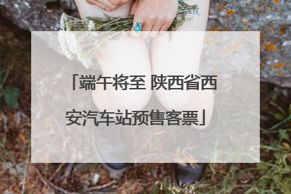 端午将至 陕西省西安汽车站预售客票