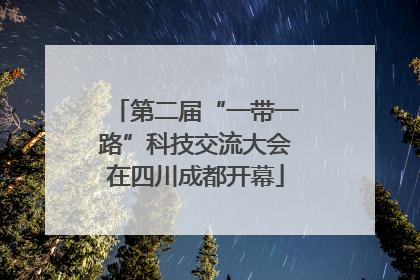 第二届“一带一路”科技交流大会在四川成都开幕