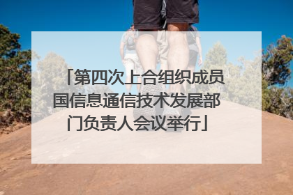 第四次上合组织成员国信息通信技术发展部门负责人会议举行