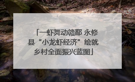 一虾舞动赣鄱 永修县“小龙虾经济”绘就乡村全面振兴蓝图