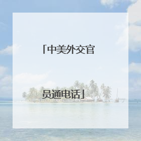 中美外交官员通电话