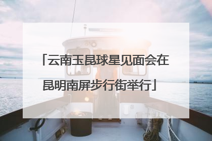 云南玉昆球星见面会在昆明南屏步行街举行
