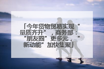 今年货物贸易实现“量质齐升”，商务部：“朋友圈”更多元，“新动能”加快集聚