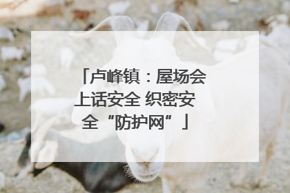 卢峰镇：屋场会上话安全 织密安全“防护网”