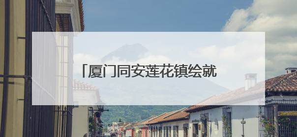厦门同安莲花镇绘就乡村振兴新图景文明乡风润泽富美山川