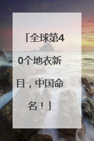 全球第40个地衣新目，中国命名！