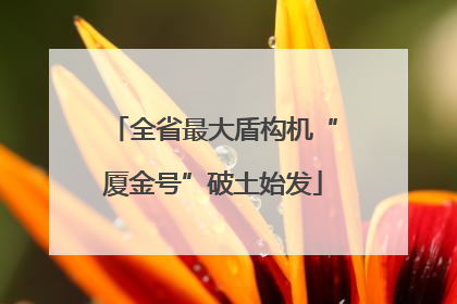 全省最大盾构机“厦金号”破土始发
