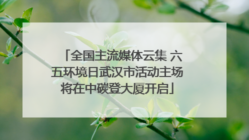 全国主流媒体云集 六五环境日武汉市活动主场将在中碳登大厦开启