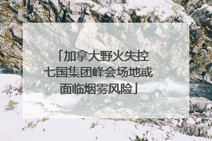加拿大野火失控 七国集团峰会场地或面临烟雾风险