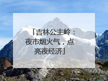 吉林公主岭：夜市烟火气，点亮夜经济