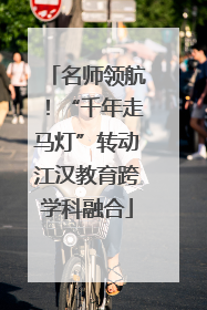名师领航！“千年走马灯”转动江汉教育跨学科融合