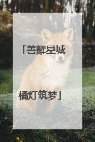 善耀星城 橘灯筑梦