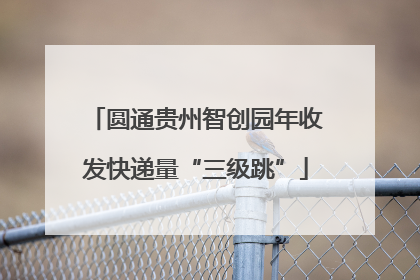 圆通贵州智创园年收发快递量“三级跳”