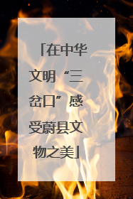 在中华文明“三岔口”感受蔚县文物之美