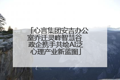 心言集团安吉办公室乔迁灵峰智慧谷 政企携手共绘AI泛心理产业新蓝图