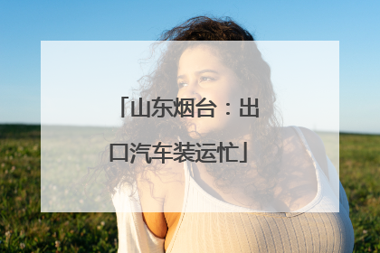 山东烟台：出口汽车装运忙