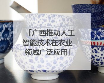 广西推动人工智能技术在农业领域广泛应用