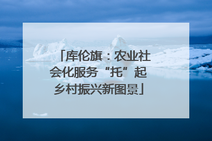 库伦旗：农业社会化服务“托”起乡村振兴新图景