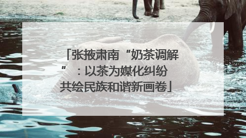 张掖肃南“奶茶调解”：以茶为媒化纠纷 共绘民族和谐新画卷