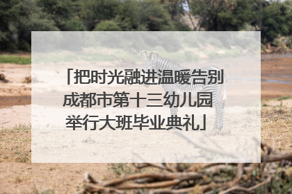 把时光融进温暖告别 成都市第十三幼儿园举行大班毕业典礼