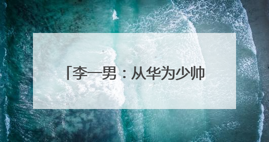 李一男：从华为少帅到锂电出行革新者