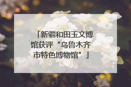 新疆和田玉文博馆获评“乌鲁木齐市特色博物馆”