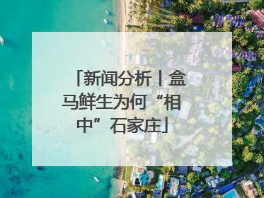 新闻分析丨盒马鲜生为何“相中”石家庄