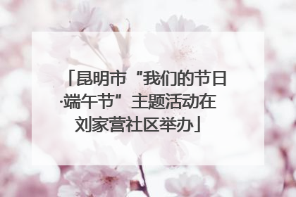 昆明市“我们的节日·端午节”主题活动在刘家营社区举办