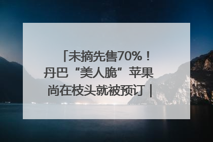 未摘先售70%！丹巴“美人脆”苹果尚在枝头就被预订｜长征路上看四川