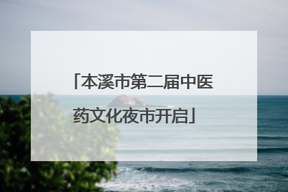 本溪市第二届中医药文化夜市开启