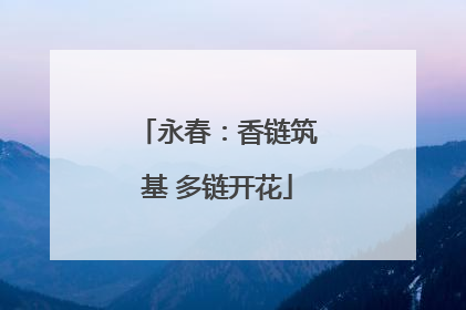 永春：香链筑基 多链开花