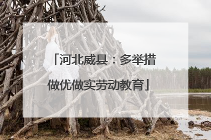 河北威县：多举措做优做实劳动教育
