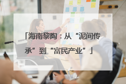 海南黎陶：从“泥间传承”到“富民产业”