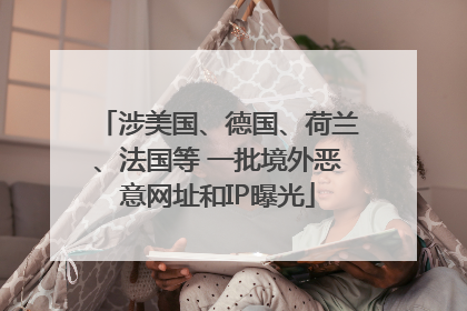 涉美国、德国、荷兰、法国等 一批境外恶意网址和IP曝光