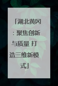 湖北黄冈：聚焦创新与质量 打造三维新模式