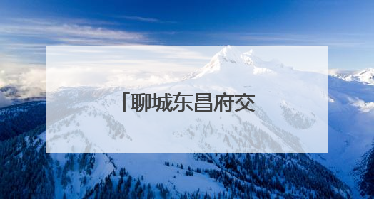 聊城东昌府交警这两场救援行动暖了民心