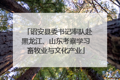 诏安县委书记率队赴黑龙江、山东考察学习畜牧业与文化产业