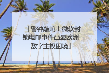 警钟敲响！微软封锁电邮事件凸显欧洲数字主权困境