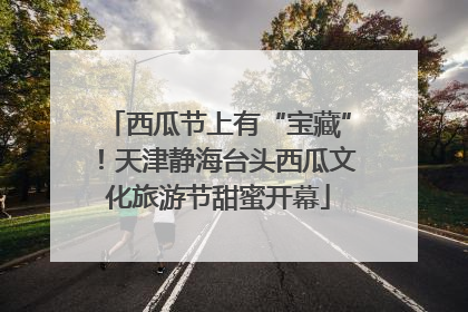 西瓜节上有“宝藏”！天津静海台头西瓜文化旅游节甜蜜开幕