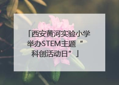 西安黄河实验小学举办STEM主题“科创活动日”