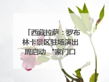 西藏拉萨：罗布林卡景区驻场演出周启动 “家门口”享文化盛宴