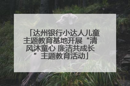 达州银行小达人儿童主题教育基地开展“清风沐童心 廉洁共成长”主题教育活动