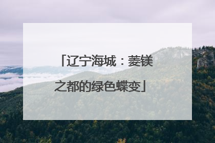 辽宁海城：菱镁之都的绿色蝶变