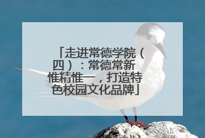 走进常德学院（四）：常德常新 惟精惟一，打造特色校园文化品牌
